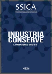 SSICA Industria e Conserve n. 1 2016