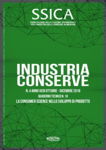 SSICA Industria e Conserve Quaderno Tecnico n.10 2018