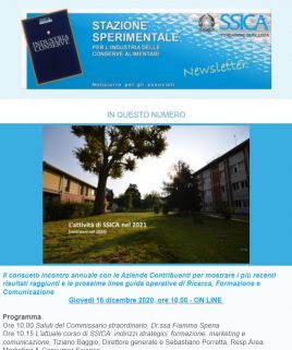 Newsletter SSICA Novembre 2021